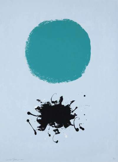 Black Splash - Signed Print by Adolph Gottlieb 1967 - MyArtBroker