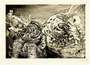 Otto Dix: Mealtime In The Trench - Signed Print