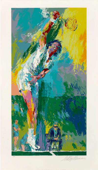 Sun Serve - Signed Print by Leroy Neiman 1976 - MyArtBroker