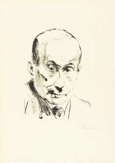 Selbstbildnis - Signed Print by Max Liebermann 1924 - MyArtBroker