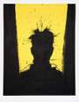 Richard Hambleton: Shadow Head (yellow) - Signed Print