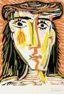 Pablo Picasso: Femme Au Chapeau - Signed Print