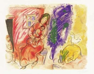 Maternité - Signed Print by Marc Chagall 1954 - MyArtBroker