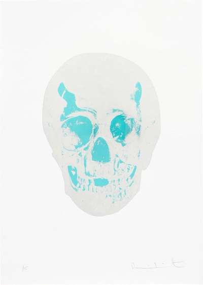 The Dead (silver gloss, topaz) - Signed Print by Damien Hirst 2009 - MyArtBroker