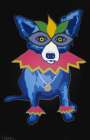 George Rodrigue: Party Animal (black) - Signed Print