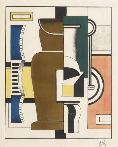 Le Vase - Signed Print by Fernand Leger 1927 - MyArtBroker