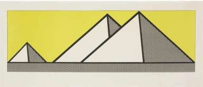 Pyramids - Signed Print by Roy Lichtenstein 1969 - MyArtBroker
