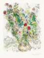 Marc Chagall: Roses Et Mimosas - Signed Print