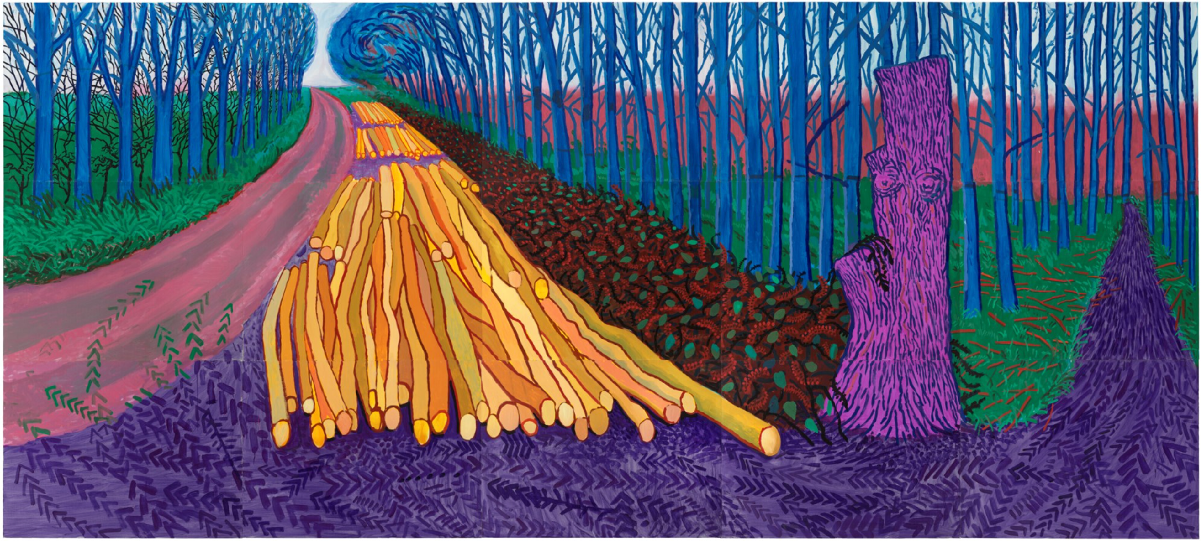 Winter Timber by David Hockney - Christie's 