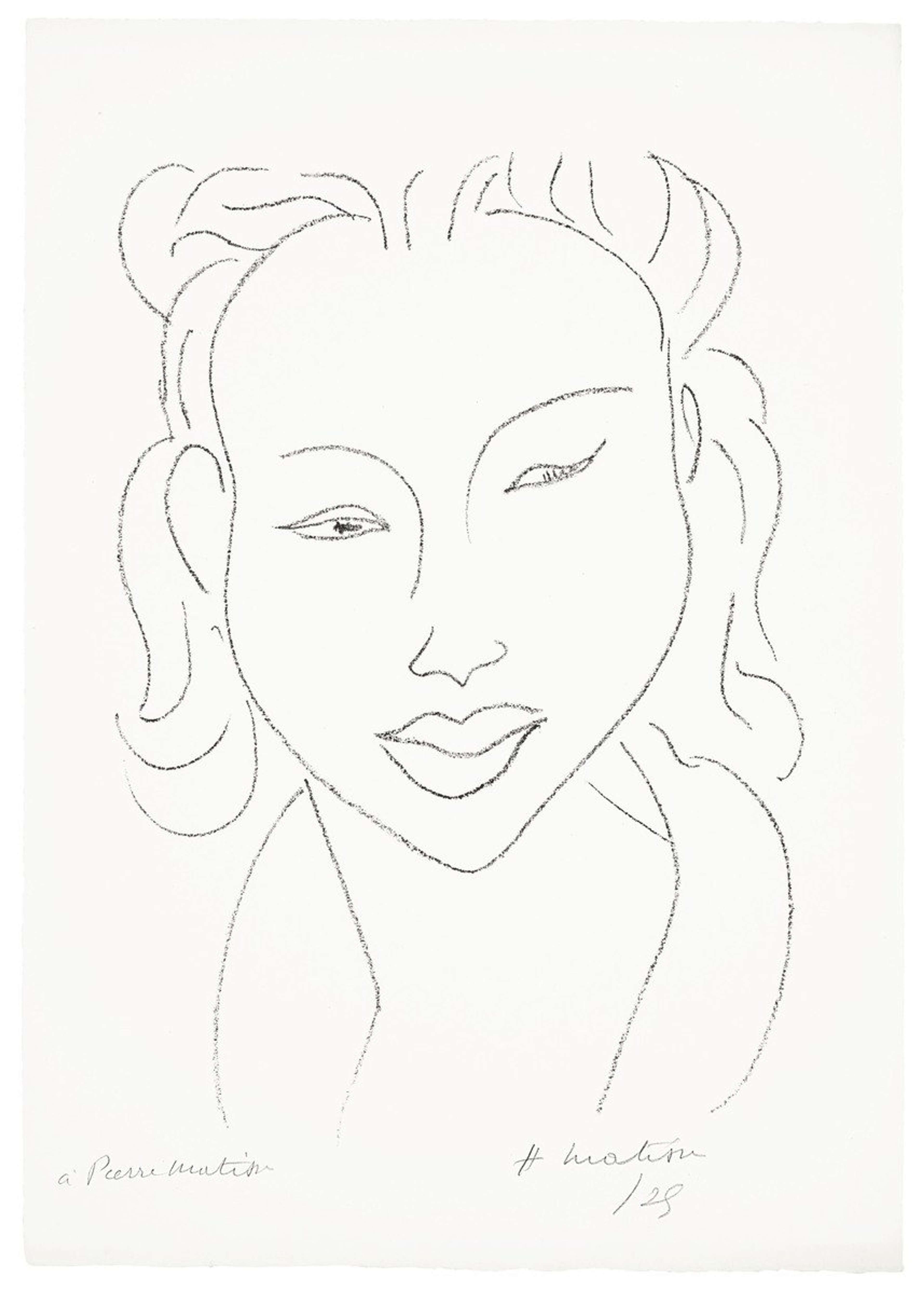 Chinoise Au Visage De Face - undefined by Henri Matisse 1947 - MyArtBroker