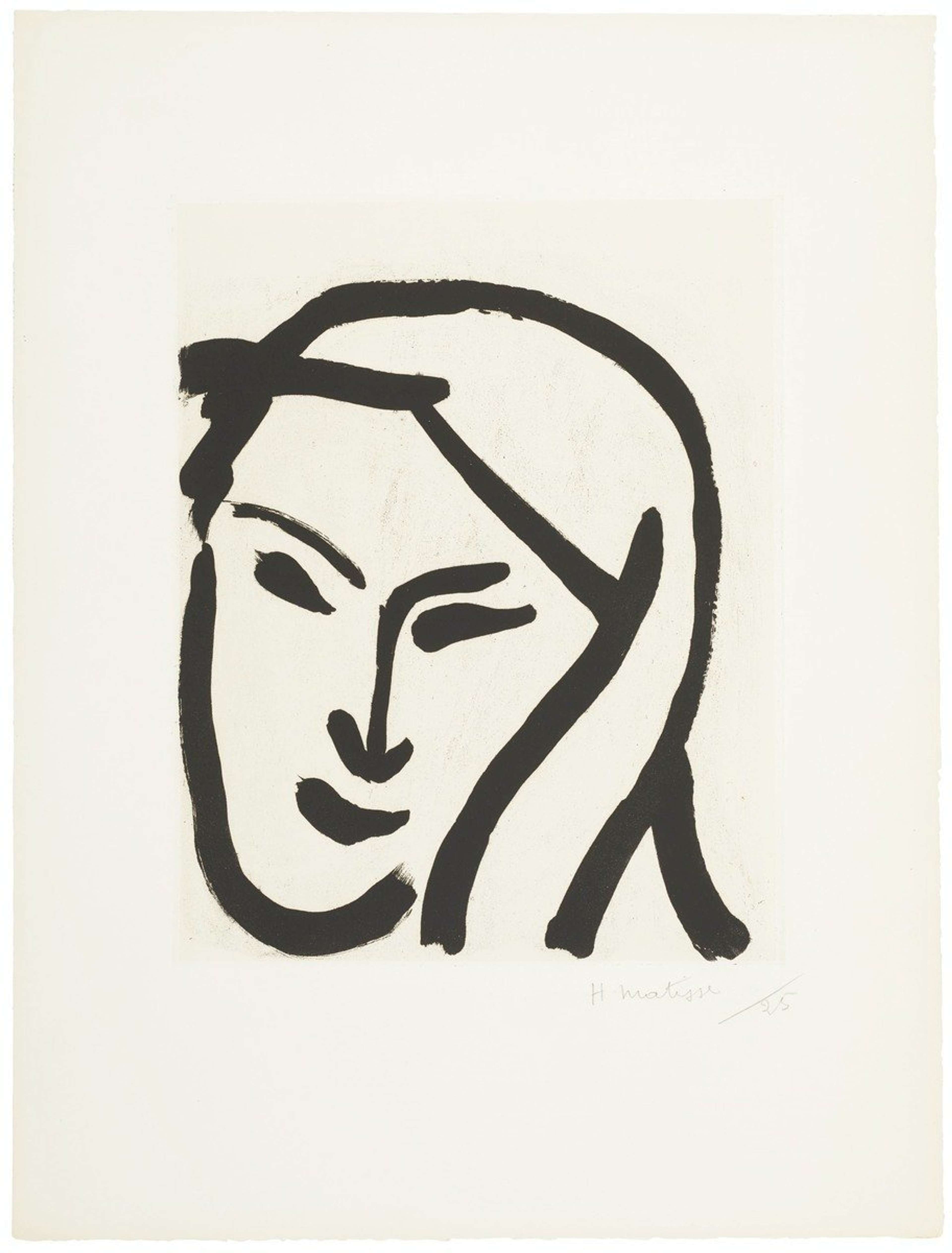 Bédouine Au Voile Dénoué - undefined by Henri Matisse 1947 - MyArtBroker