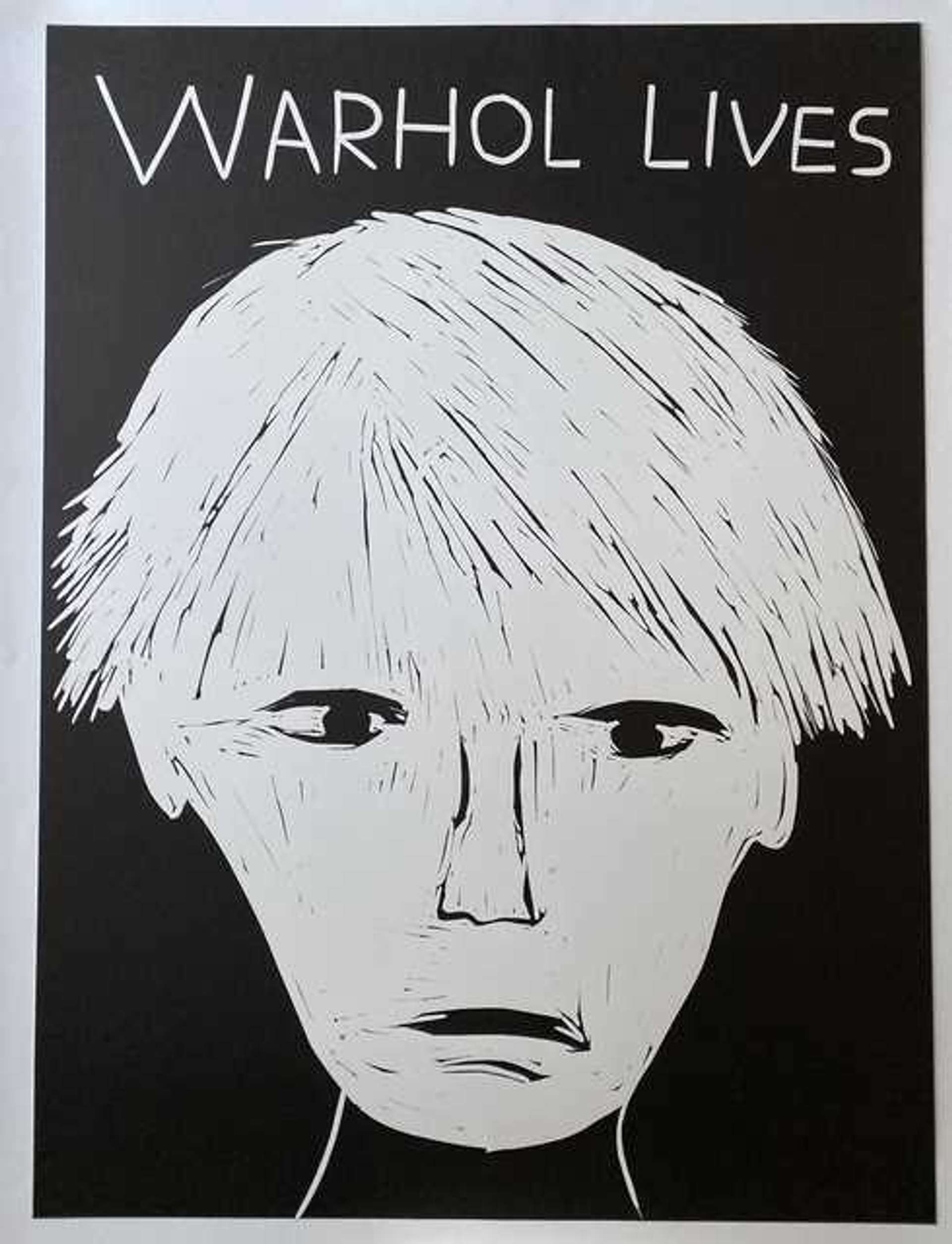 Warhol Lives - Signed Print by David Shrigley 2019 - MyArtBroker