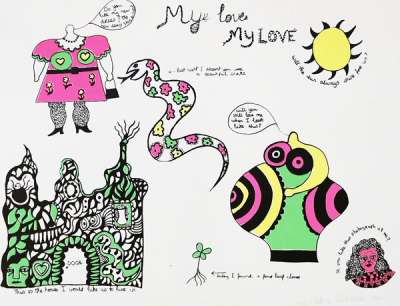 My Love, My Love - Signed Print by Niki de Saint Phalle 1968 - MyArtBroker