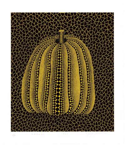 Pumpkin 2, Kusama 144 - Signed Print by Yayoi Kusama 1990 - MyArtBroker