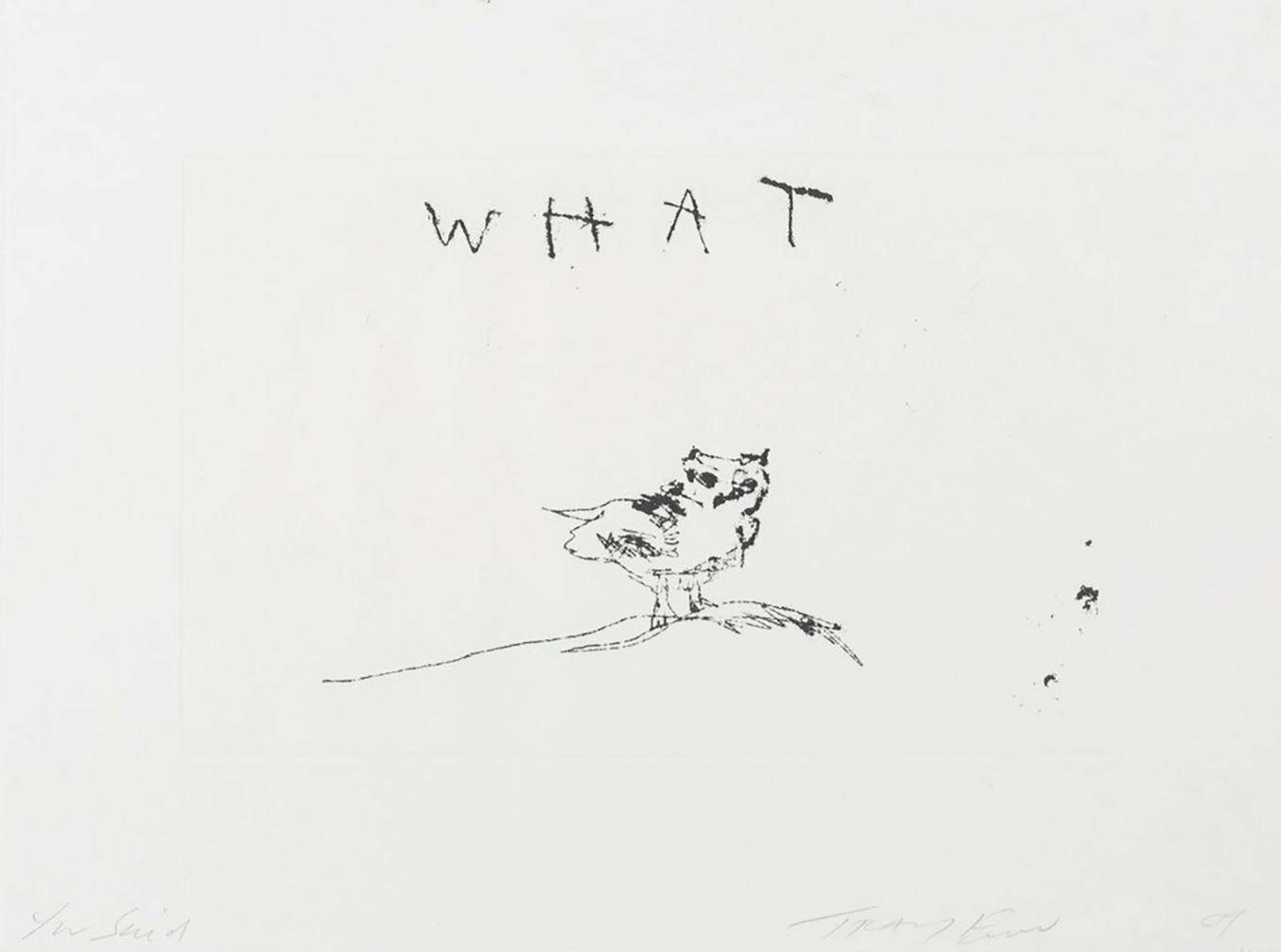 You Said What - Signed Print by Tracey Emin 2009 - MyArtBroker