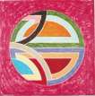 Sinjerli Variation I (Squared With Colored Ground) - Signed Print