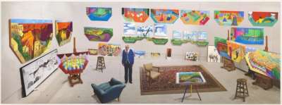 In The Studio, December 2017 - Signed Print by David Hockney 2017 - MyArtBroker