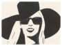Alex Katz: Black Hat (Nicole) - Signed Print
