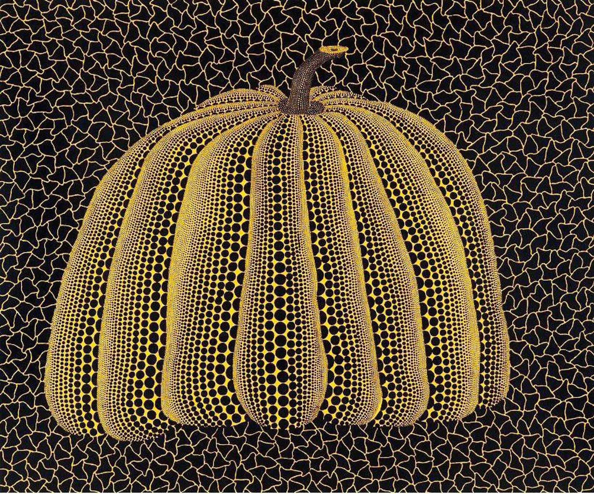 Yayoi Kusama: Pumpkin (yellow Y) , Kusama 148 - Signed Print