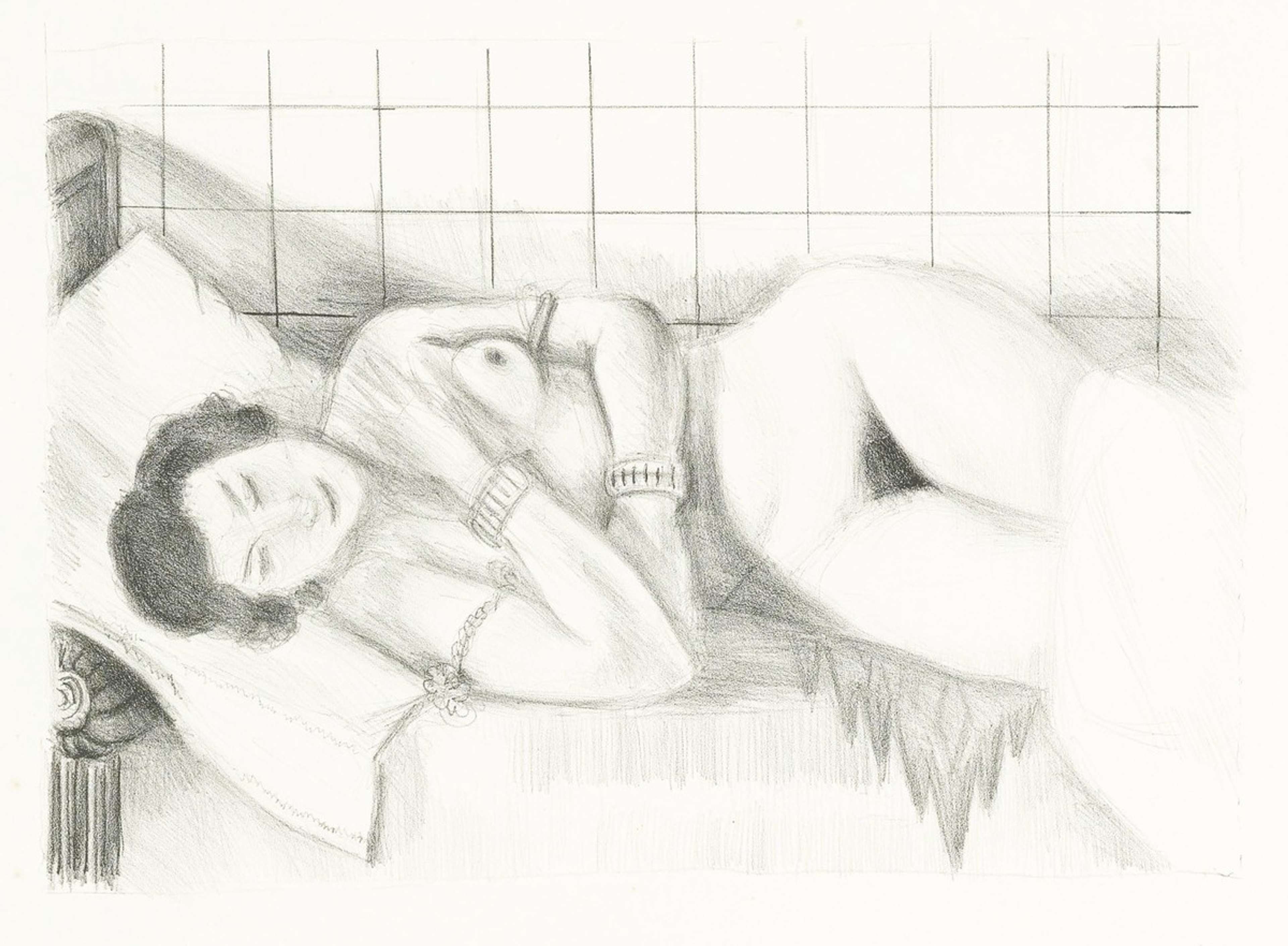 Figure Endormie Châle Sur Les Jambes - undefined by Henri Matisse 1929 - MyArtBroker