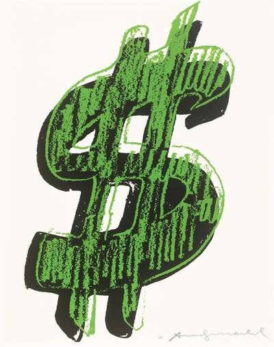 Andy Warhol: Dollar (F. & S. II.278) - Signed Print