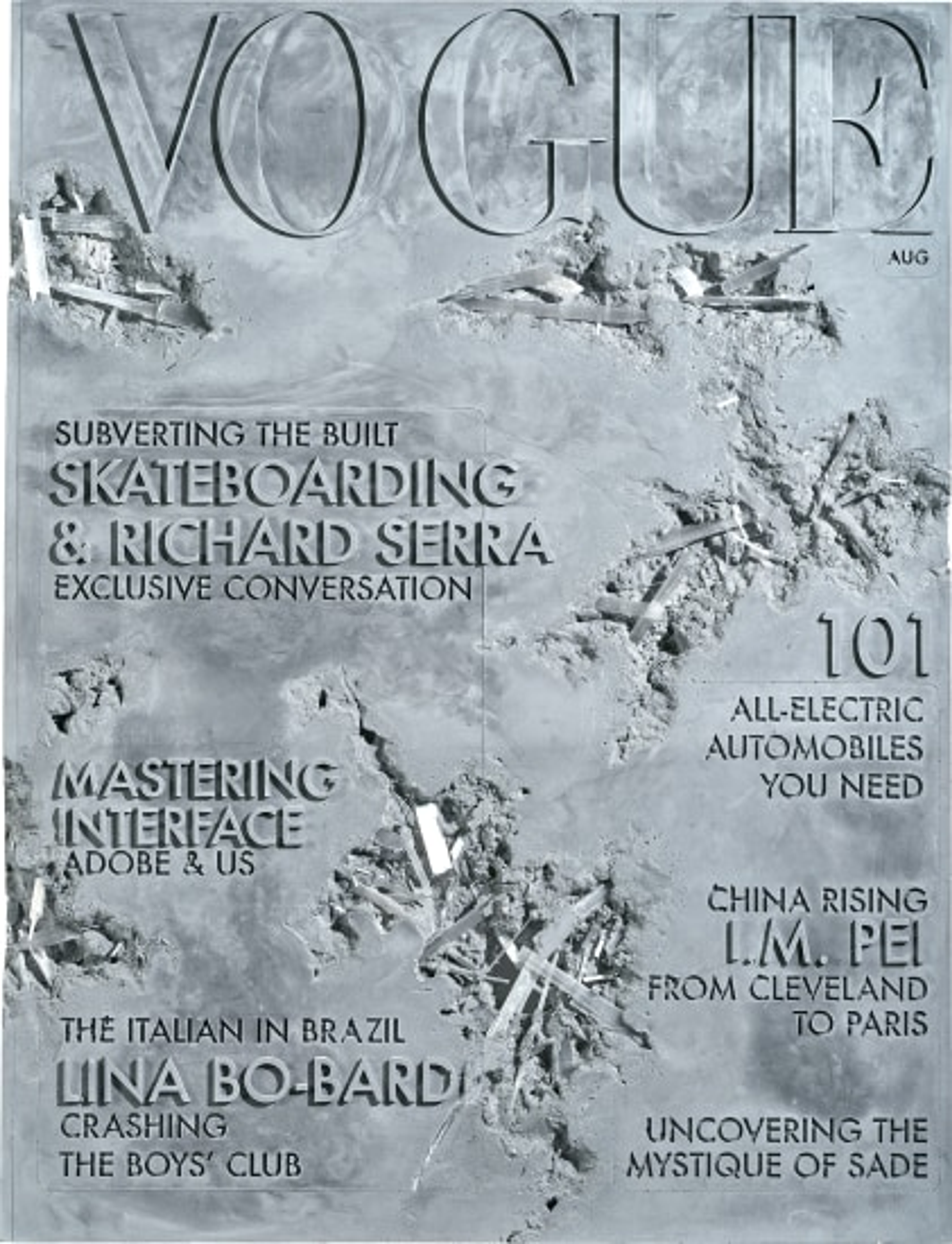 Quartz Eroded Vogue Magazine 101 by Daniel Arsham - Phillips 