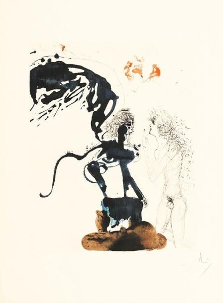 Salvador Dali Les Chevaux Daliniens (portfolio) (Signed