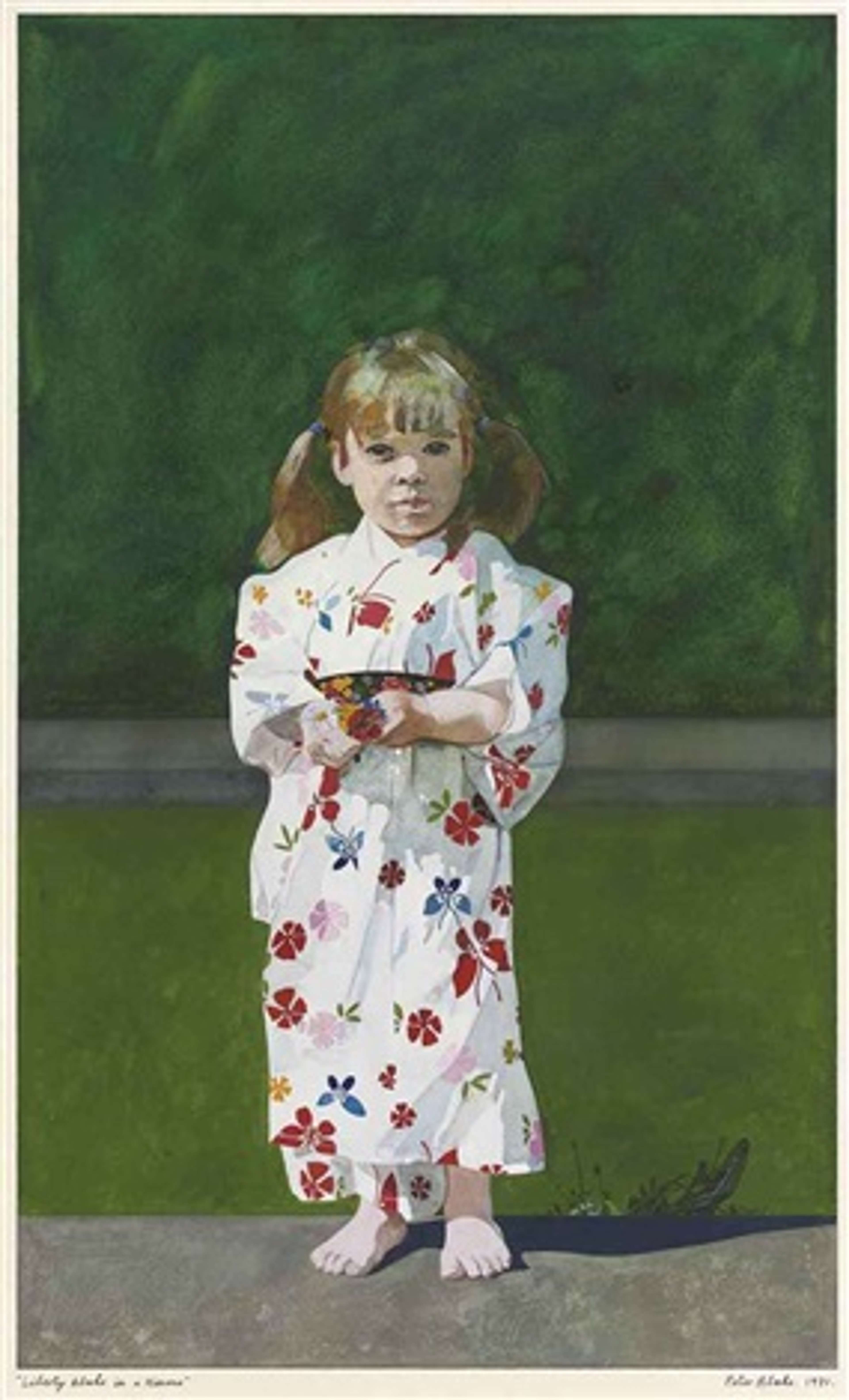 Liberty Blake In A Kimono by Peter Blake