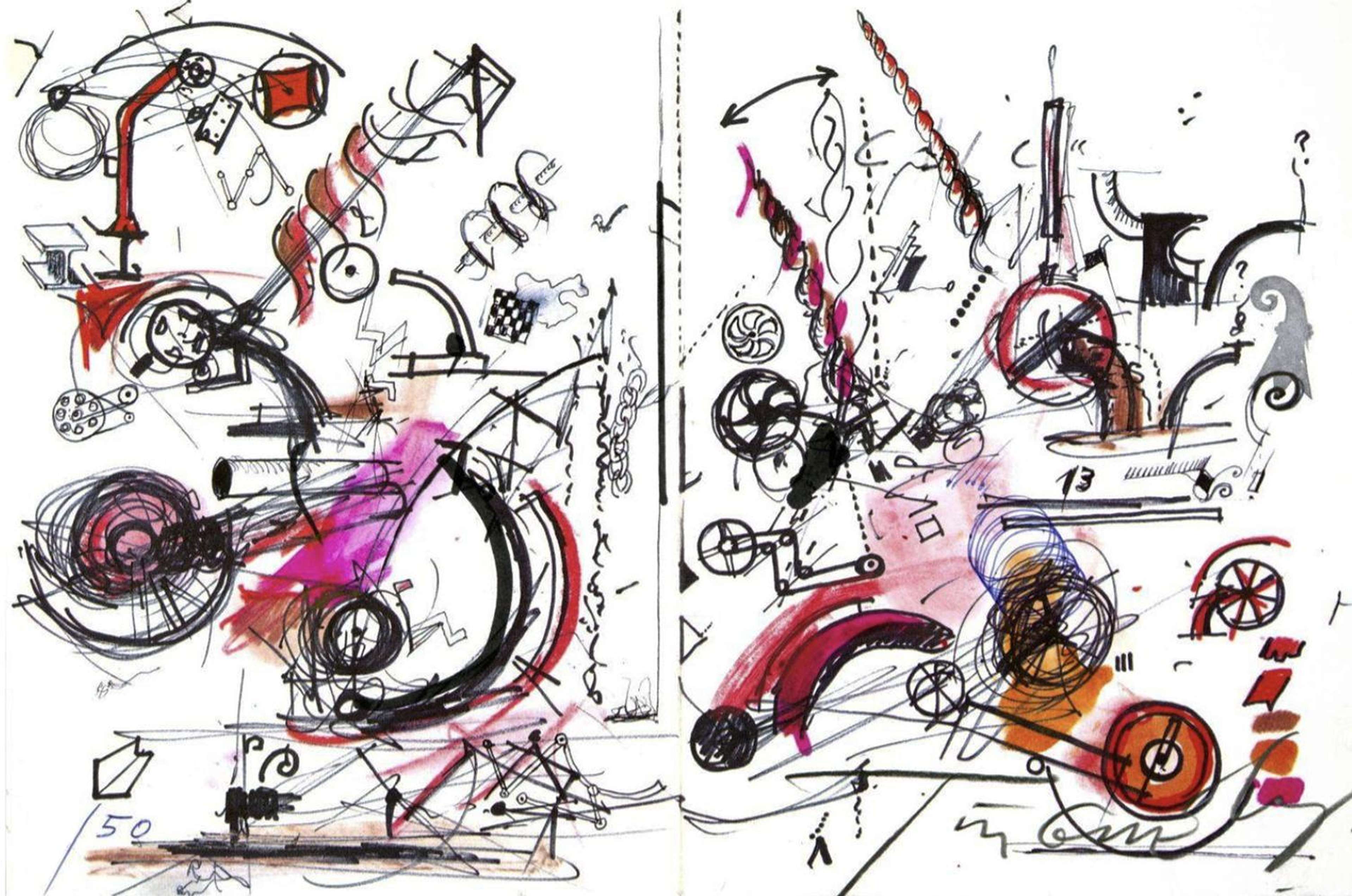 Untitled - Signed Print by Jean Tinguely 1978 - MyArtBroker