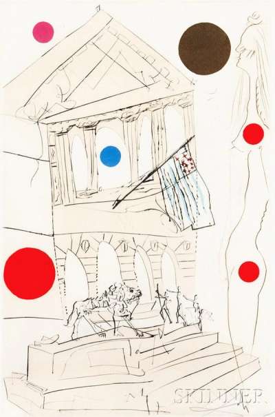 Visions Of Chicago (portfolio) - Signed Print by Salvador Dali 1972 - MyArtBroker