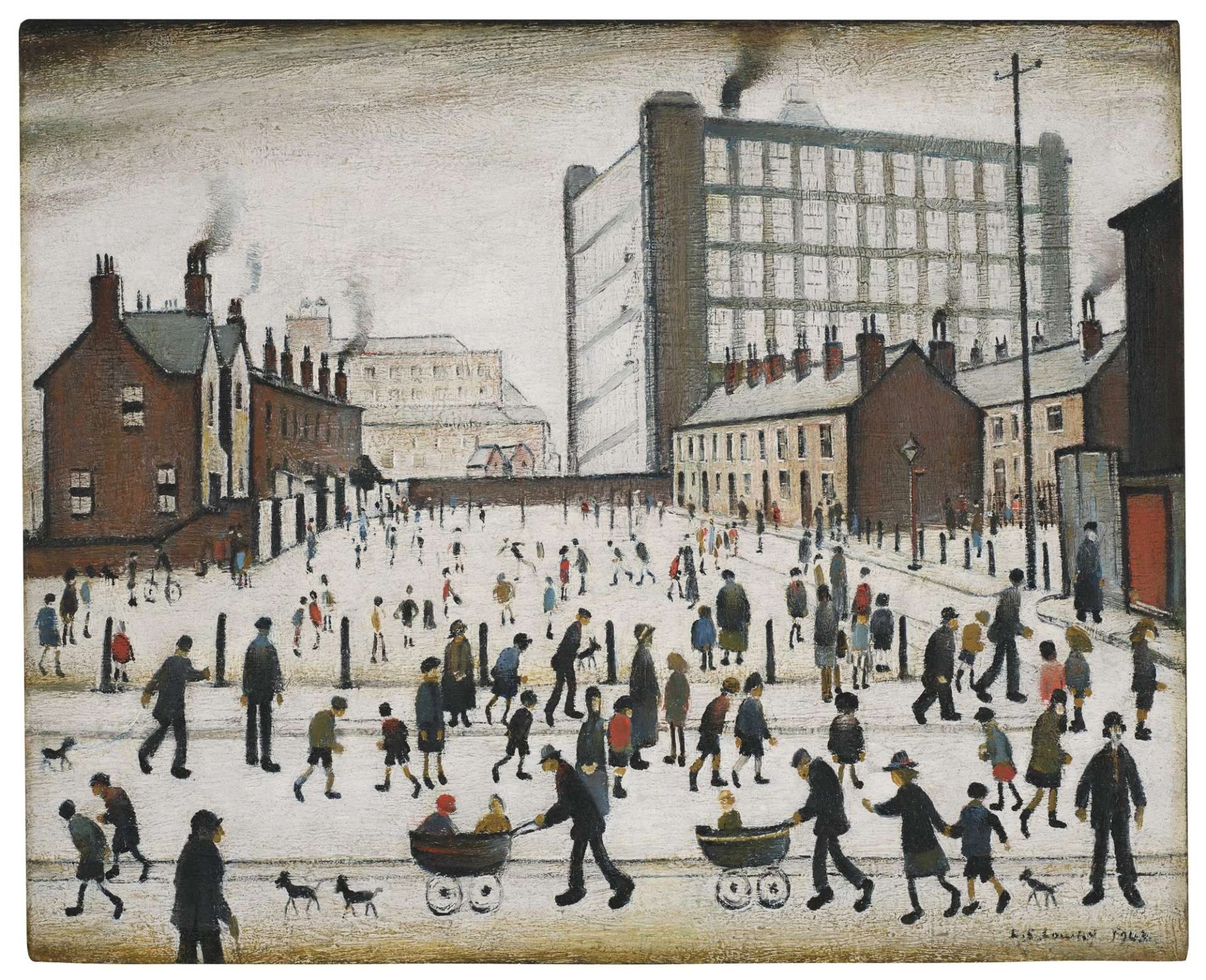The Mill, Pendlebury by L S Lowry