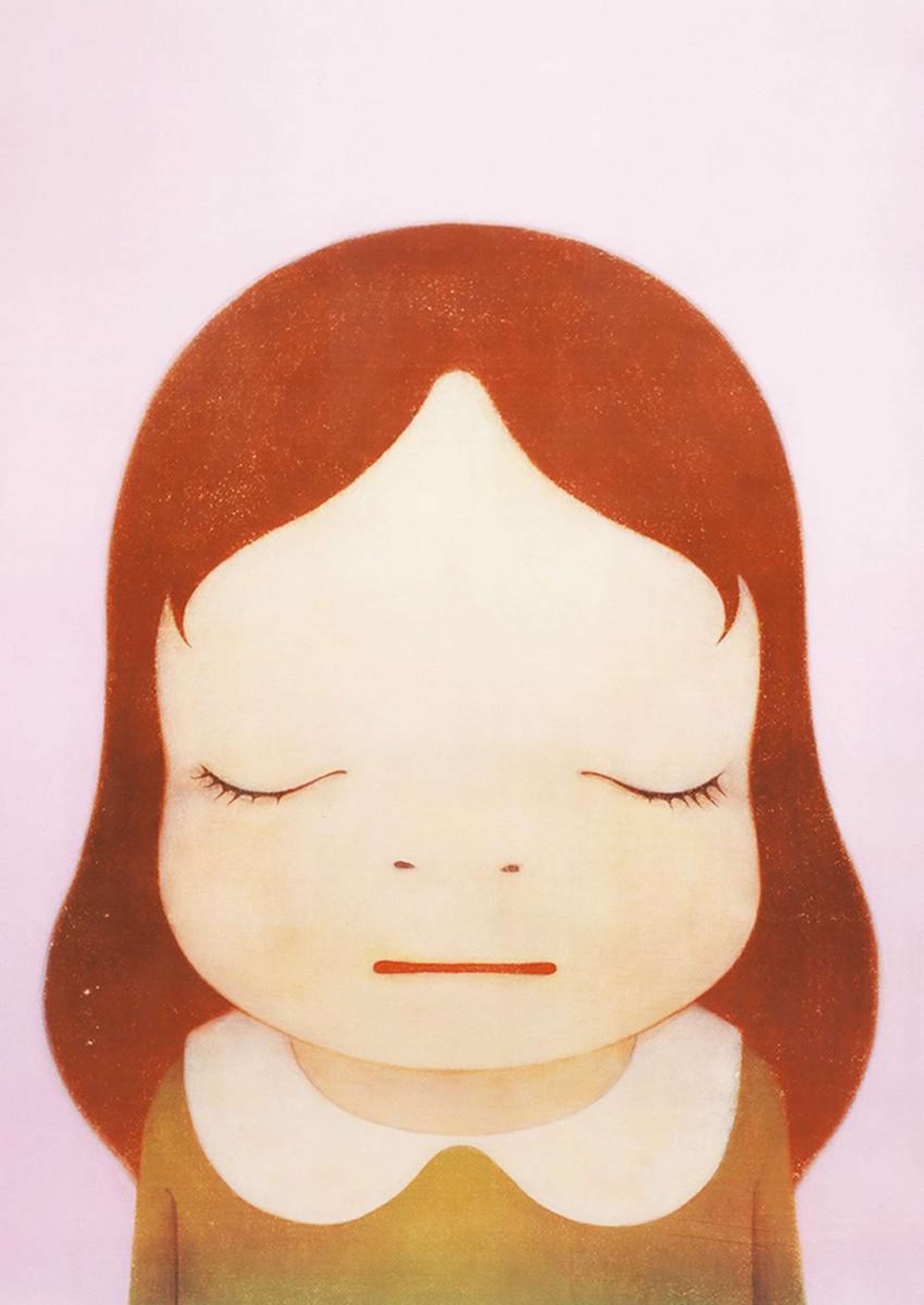 Yoshitomo Nara: Cosmic Girl Eyes Closed - Unsigned Print