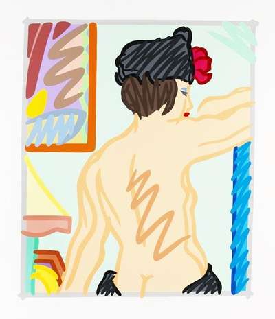 Tom Wesselmann: Judy With Black Hat - Signed Print