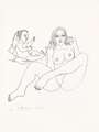 Francis Newton Souza: Untitled (Mother And Child) - Signed Print