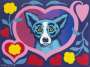 George Rodrigue: Our Love Blooms - Signed Print