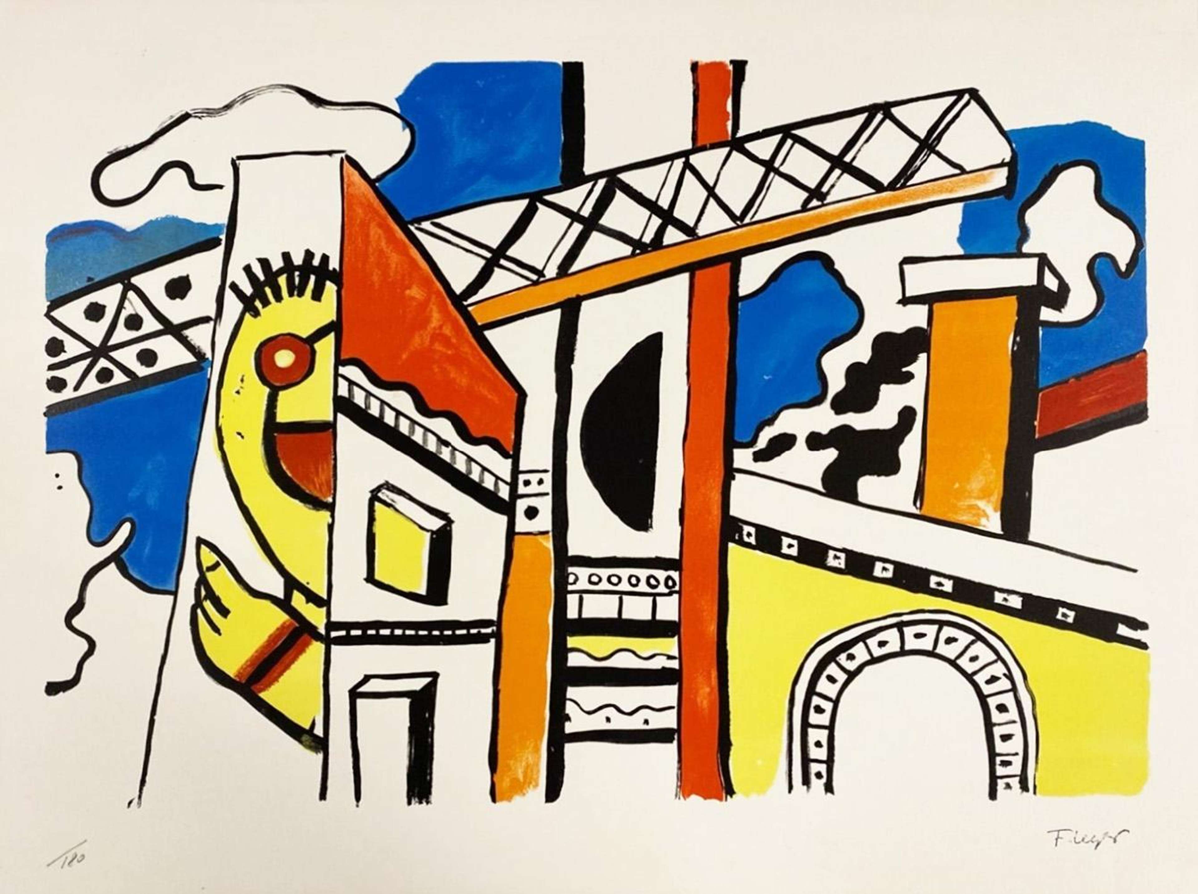 Le Viaduc - Signed Print by Fernand Leger 1959 - MyArtBroker