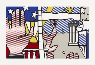 Inaugural - Signed Print by Roy Lichtenstein 1977 - MyArtBroker