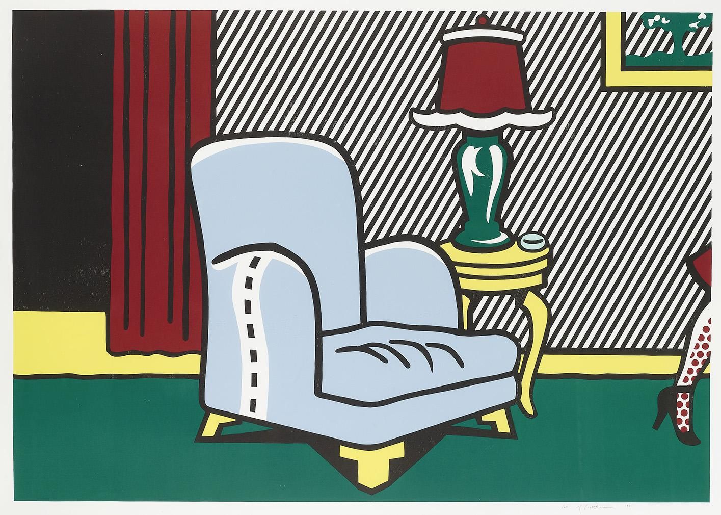 Roy Lichtenstein La Sortie (Signed Print) 1990 | MyArtBroker