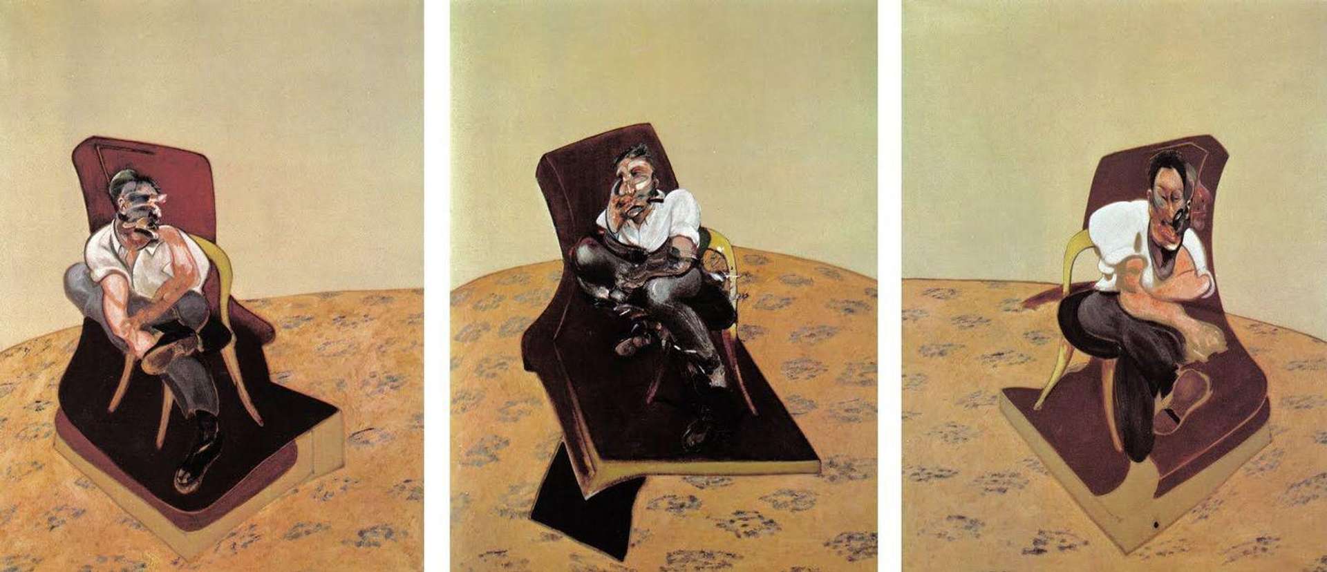 Francis Bacon: Portrait Of Lucien Freud - Signed Print
