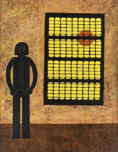 Hombre En La Ventana - Signed Print by Rufino Tamayo 1980 - MyArtBroker