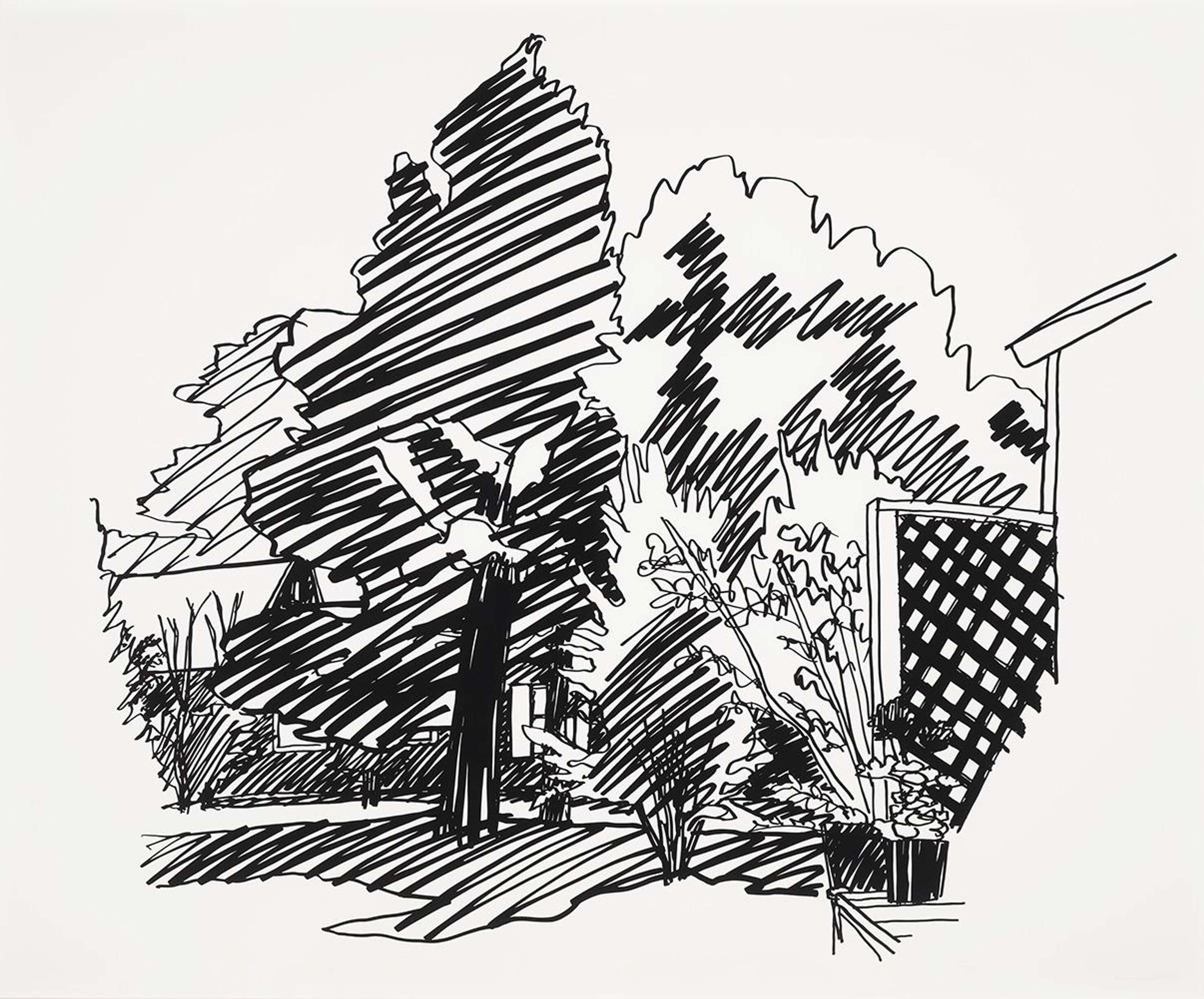 Jeannie's Backyard Easthampton - Signed Print by Tom Wesselmann 1989 - MyArtBroker