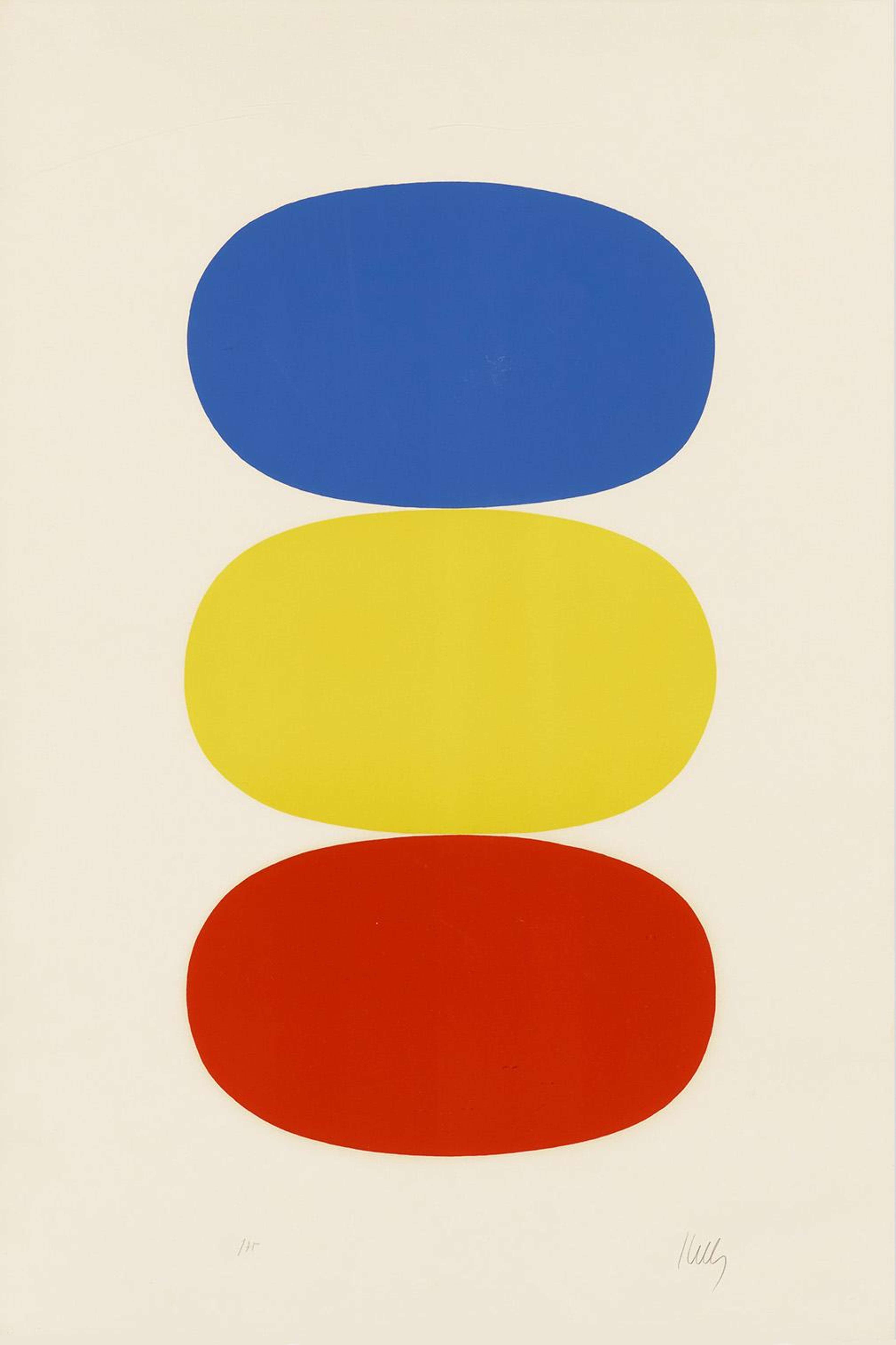 Blue And Yellow And Red-Orange - Signed Print by Ellsworth Kelly 1965 - MyArtBroker