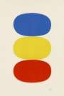 Ellsworth Kelly: Blue And Yellow And Red-Orange - Signed Print