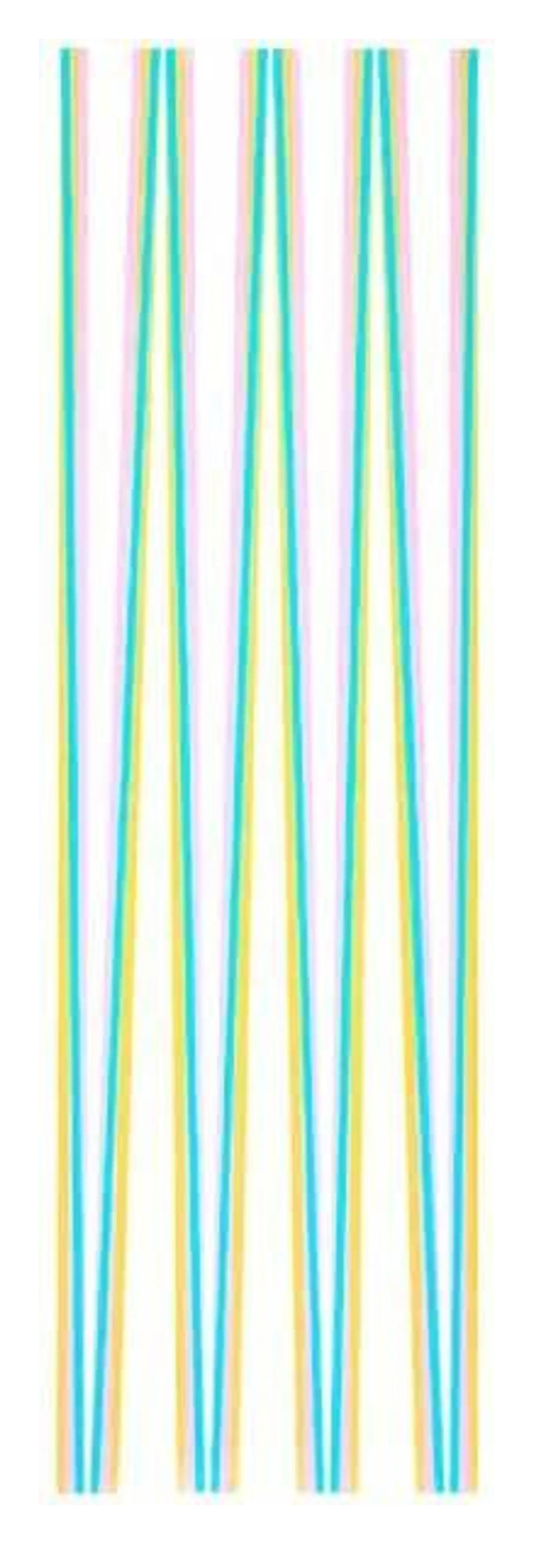 Elongated Triangles 4 by Bridget Riley