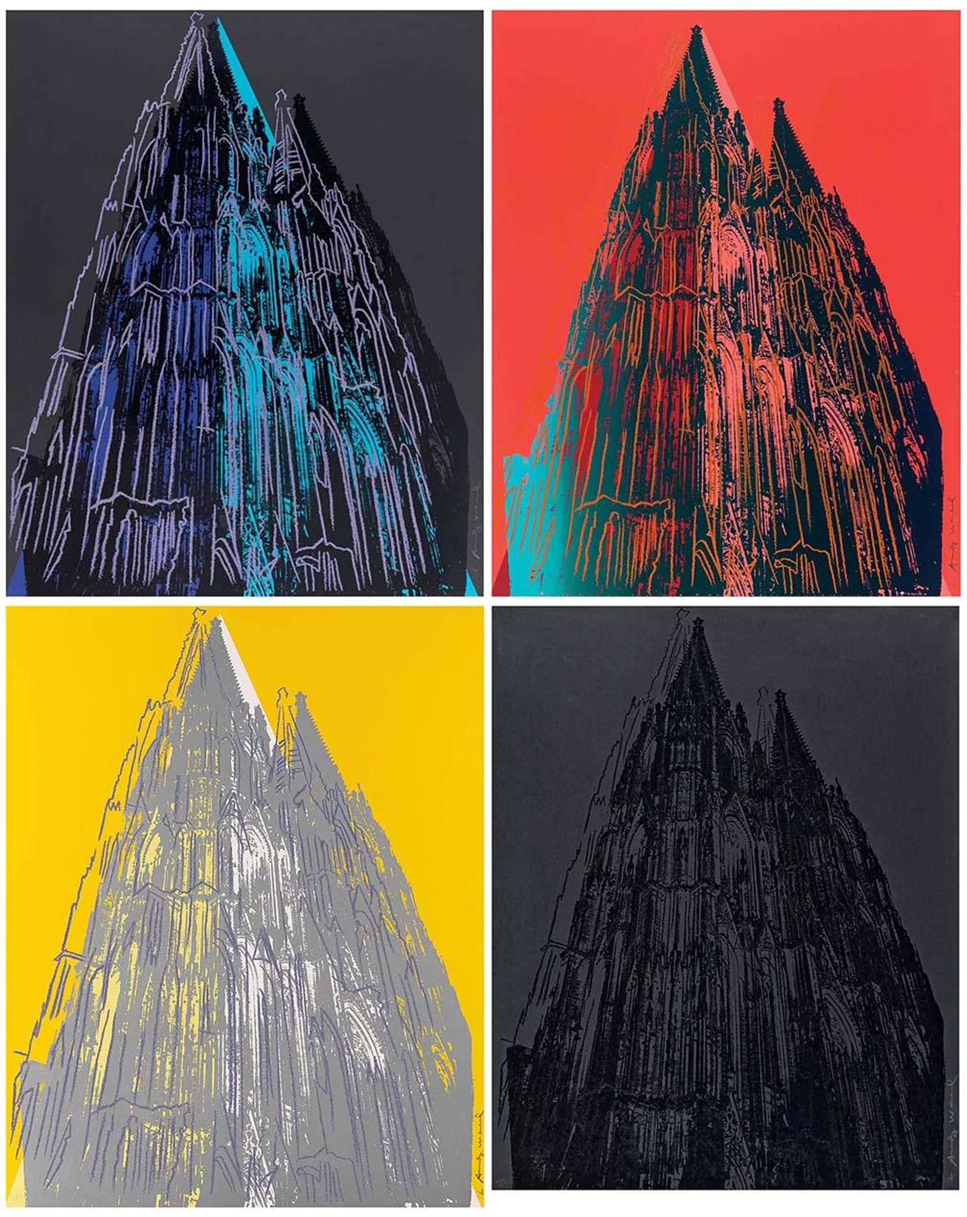 Cologne Cathedral (complete set) - Signed Print by Andy Warhol 1985 - MyArtBroker