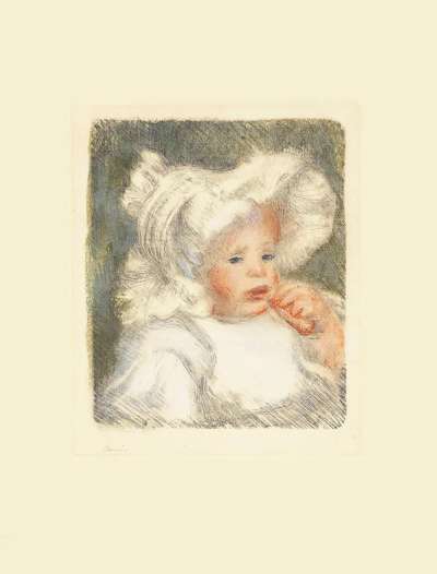 Enfant Au Biscuit - Signed Print by Pierre Auguste Renoir 1899 - MyArtBroker