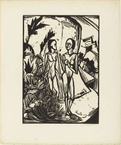Women On The Beach - Signed Print by Erich Heckel 1914 - MyArtBroker