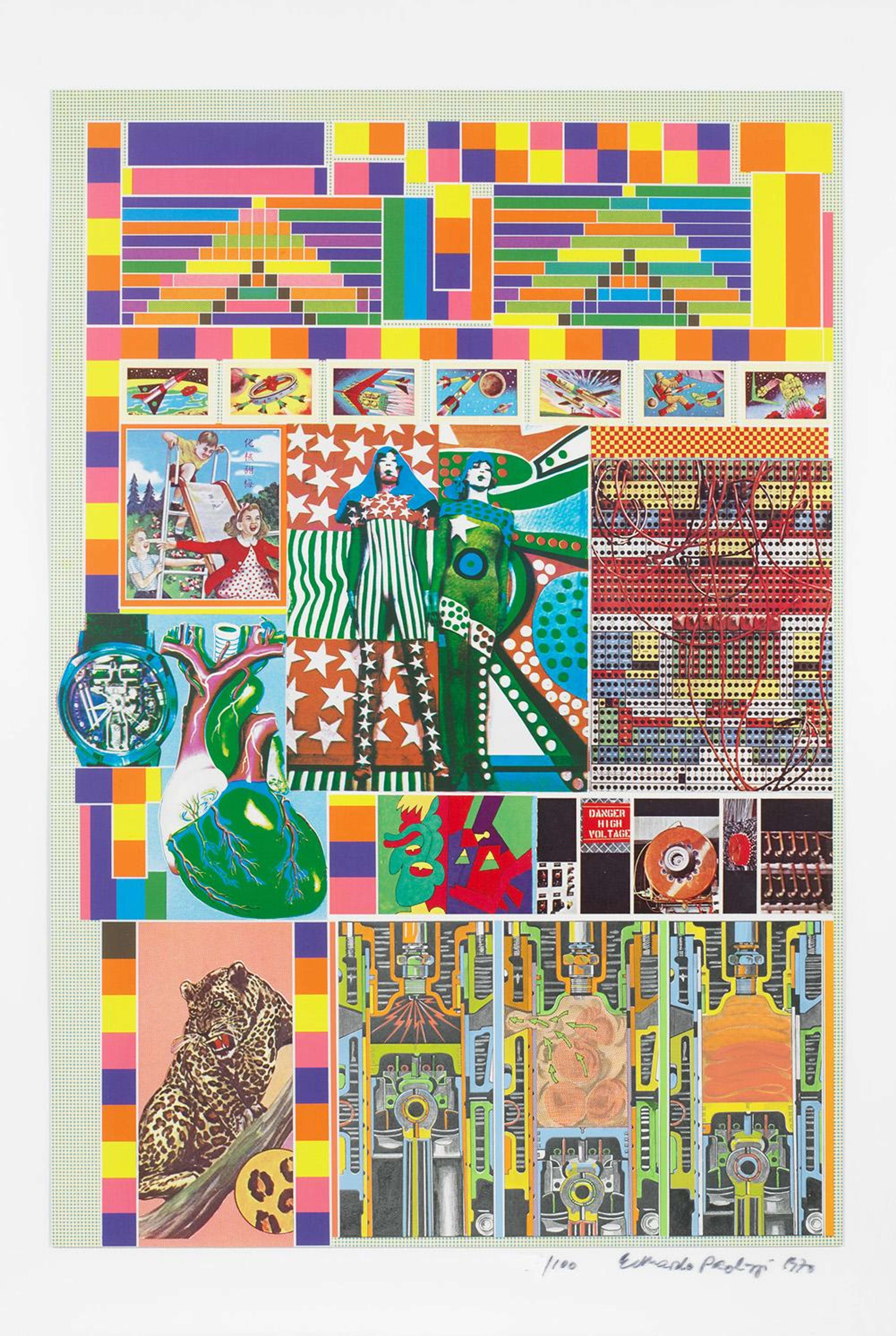 Zero Energy Experimental Pile 6 - Signed Print by Eduardo Paolozzi 1970 - MyArtBroker