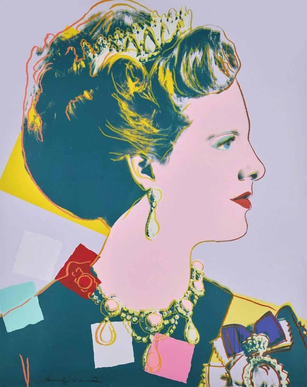 Andy Warhol Queen Margrethe Of Denmark Royal Edition (F. & S. II