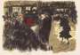 Pierre Bonnard: Place Le Soir - Signed Print